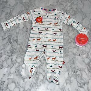 NWT MAGNETIC ME RIVER CROSSING ORGANIC COTTON FOOTIE